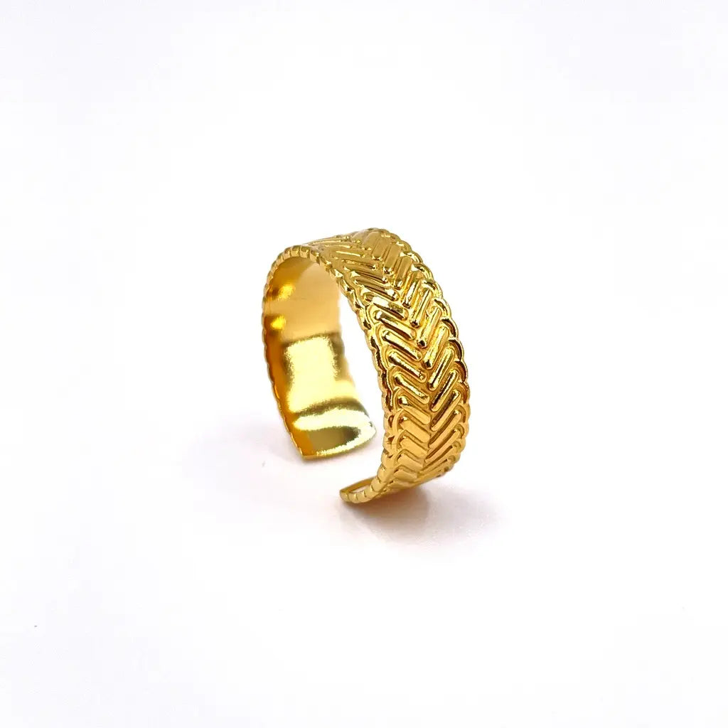 Bague Taille Ajustable Doré