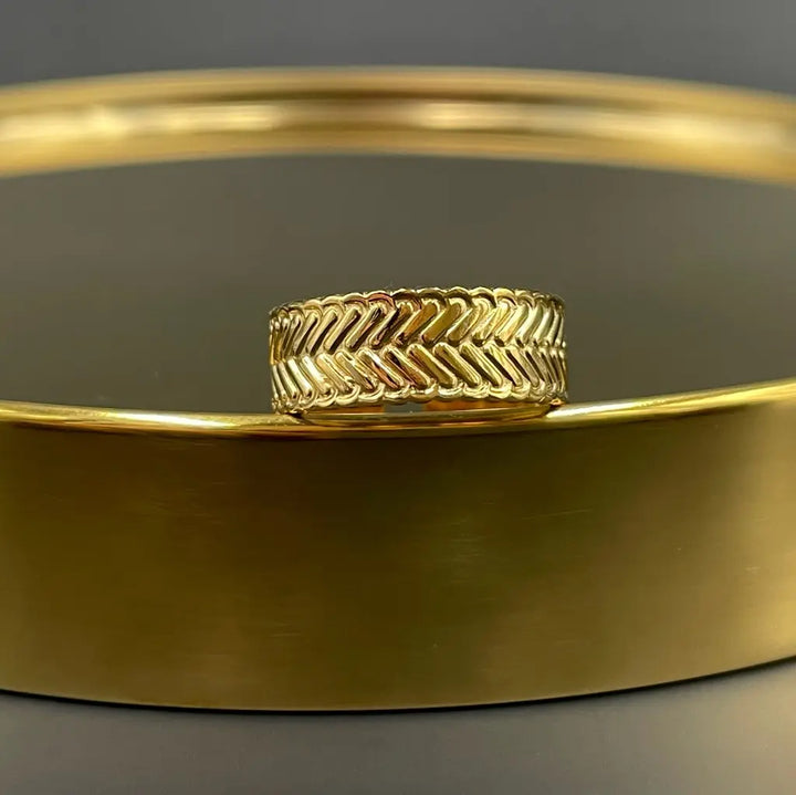 Bague Taille Ajustable Doré