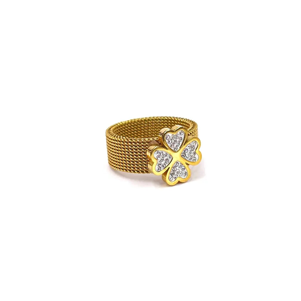 Bague Large Femme Doré