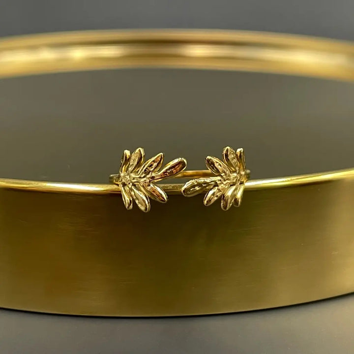 Bague Laurier Doré 2