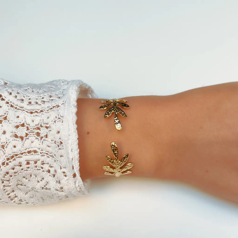 Bracelet Jonc Femme Doré