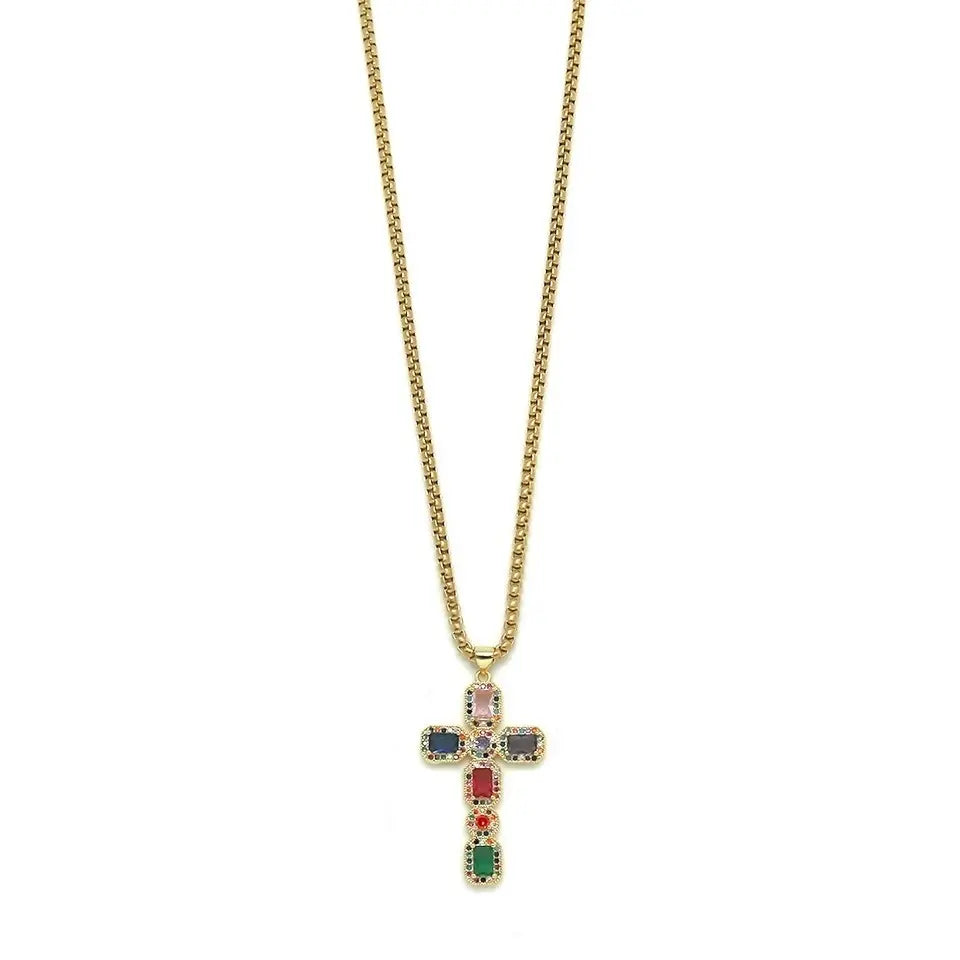 Collier sautoir en strass