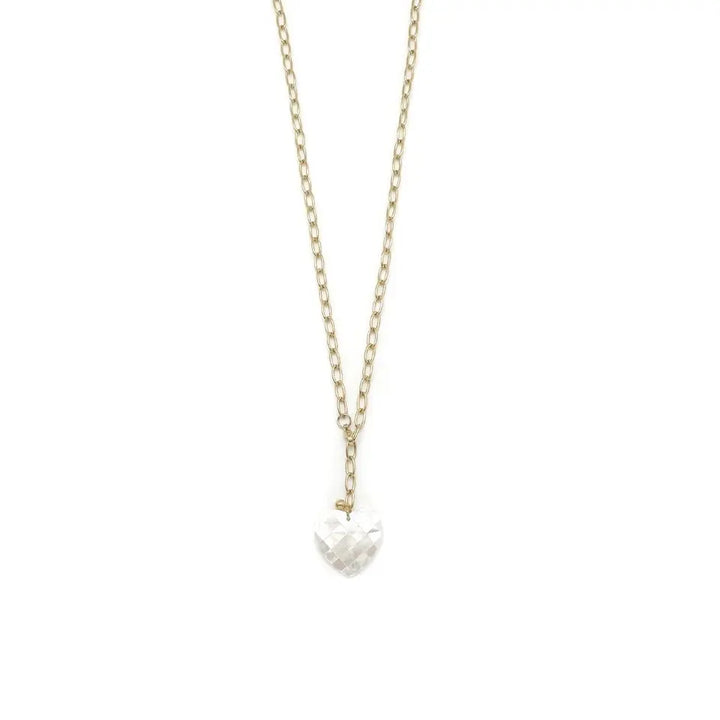 Collier sautoir nacre