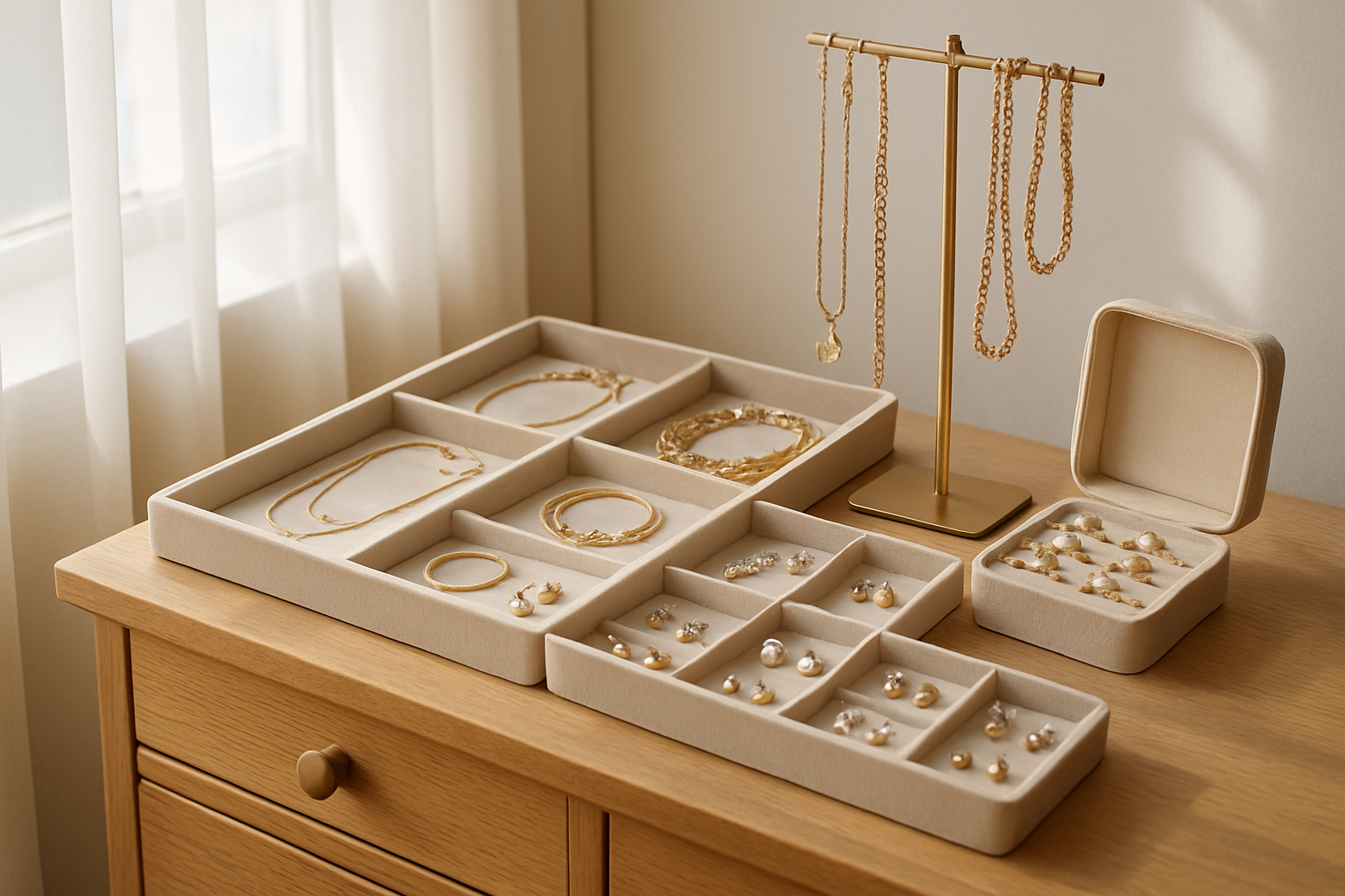 découvrez des astuces pratiques et élégantes pour ranger vos bijoux et les garder organisés, protégés et facilement accessibles au quotidien.