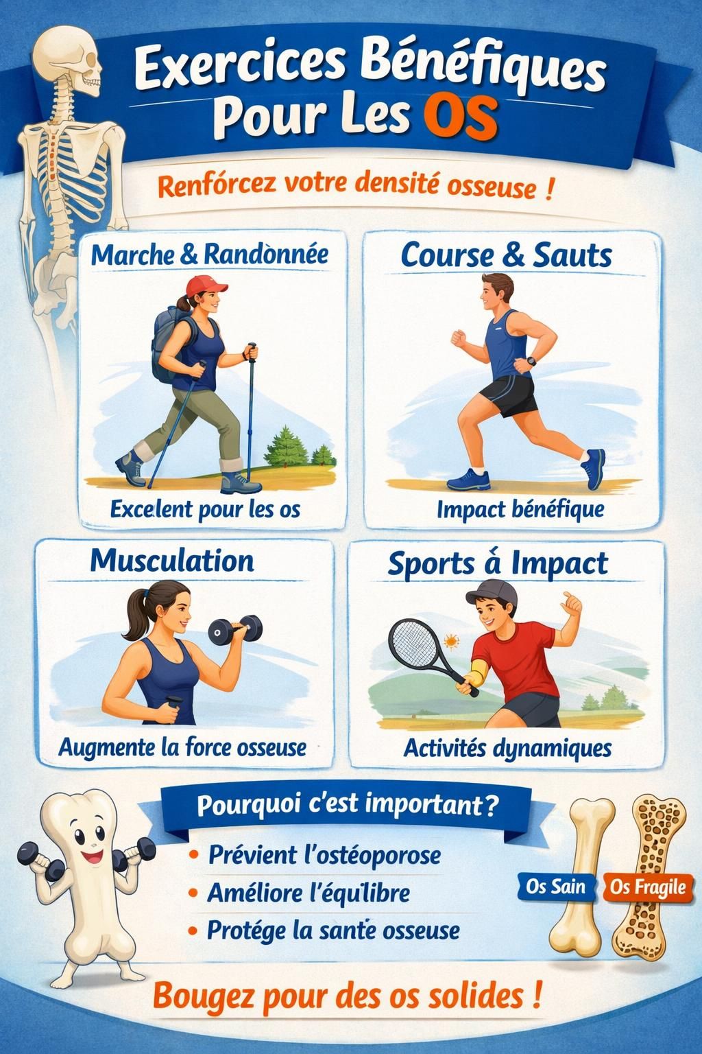 découvrez des stratégies essentielles pour renforcer la santé osseuse des femmes et prévenir l'ostéoporose grâce à des conseils nutritionnels, exercices adaptés et habitudes de vie.